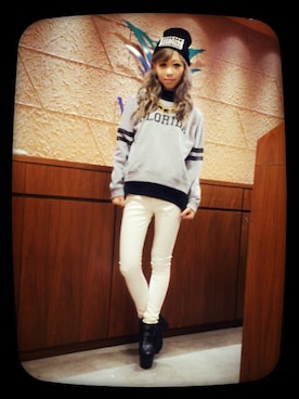 夏姫さん（レディース・160cm）の春コーディネート