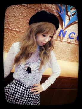 夏姫さん（レディース・160cm）の春コーディネート