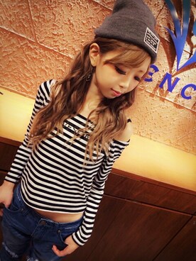 夏姫さん（レディース・160cm）の春コーディネート