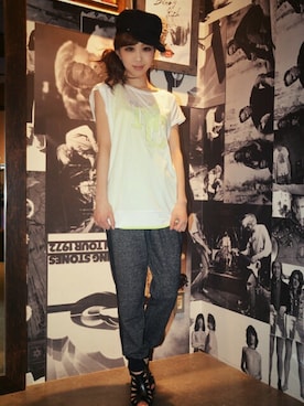 夏姫さん（レディース・160cm）の春コーディネート