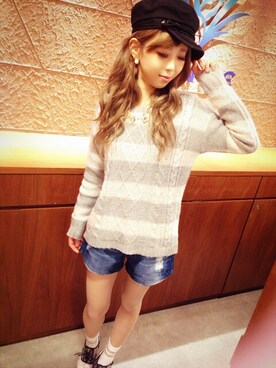 夏姫さん（レディース・160cm）の春コーディネート