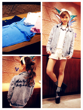 夏姫さん(レディース・160cm)の春コーディネート