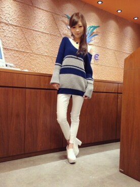 夏姫さん(レディース・160cm)の春コーディネート