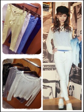 夏姫さん（レディース・160cm）の春コーディネート