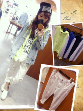 夏姫さん（レディース・160cm）の春コーディネート