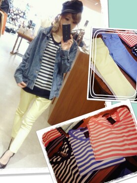 夏姫さん（レディース・160cm）の春コーディネート