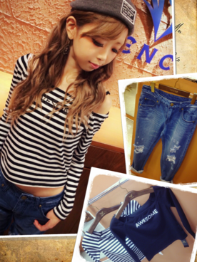 夏姫さん（レディース・160cm）の春コーディネート