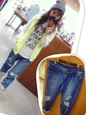 夏姫さん（レディース・160cm）の春コーディネート