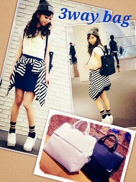 夏姫さん（レディース・160cm）の春コーディネート