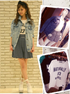 夏姫さん（レディース・160cm）の春コーディネート