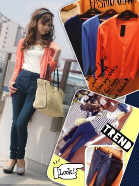 夏姫さん(レディース・160cm)の春コーディネート