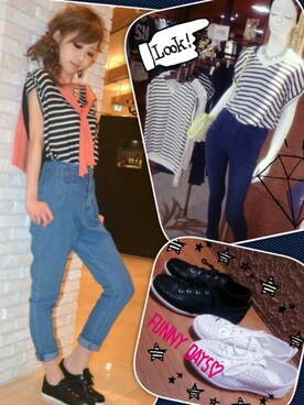 夏姫さん（レディース・160cm）の春コーディネート