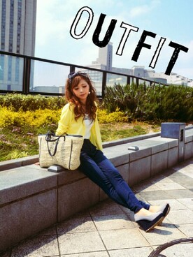 夏姫さん(レディース・160cm)の春コーディネート