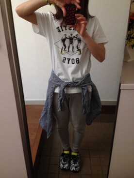 935さん（レディース・154cm）の春コーディネート