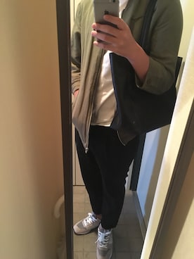 「アイテム（MA-1）」を使った、もいちゃんさん（メンズ・170cm・20代）の春コーディネート