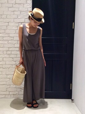 「LE JUN（ルジュン）のアイテム（バッグ）」を使った、mikikoさん（レディース・162cm）の春コーディネート