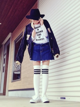 「CONVERSE（コンバース）のCONVERSE コンバース ジャック パーセル / JACK PURCEL（スニーカー）」を使った、madokaさん（レディース・153cm）の春コーディネート