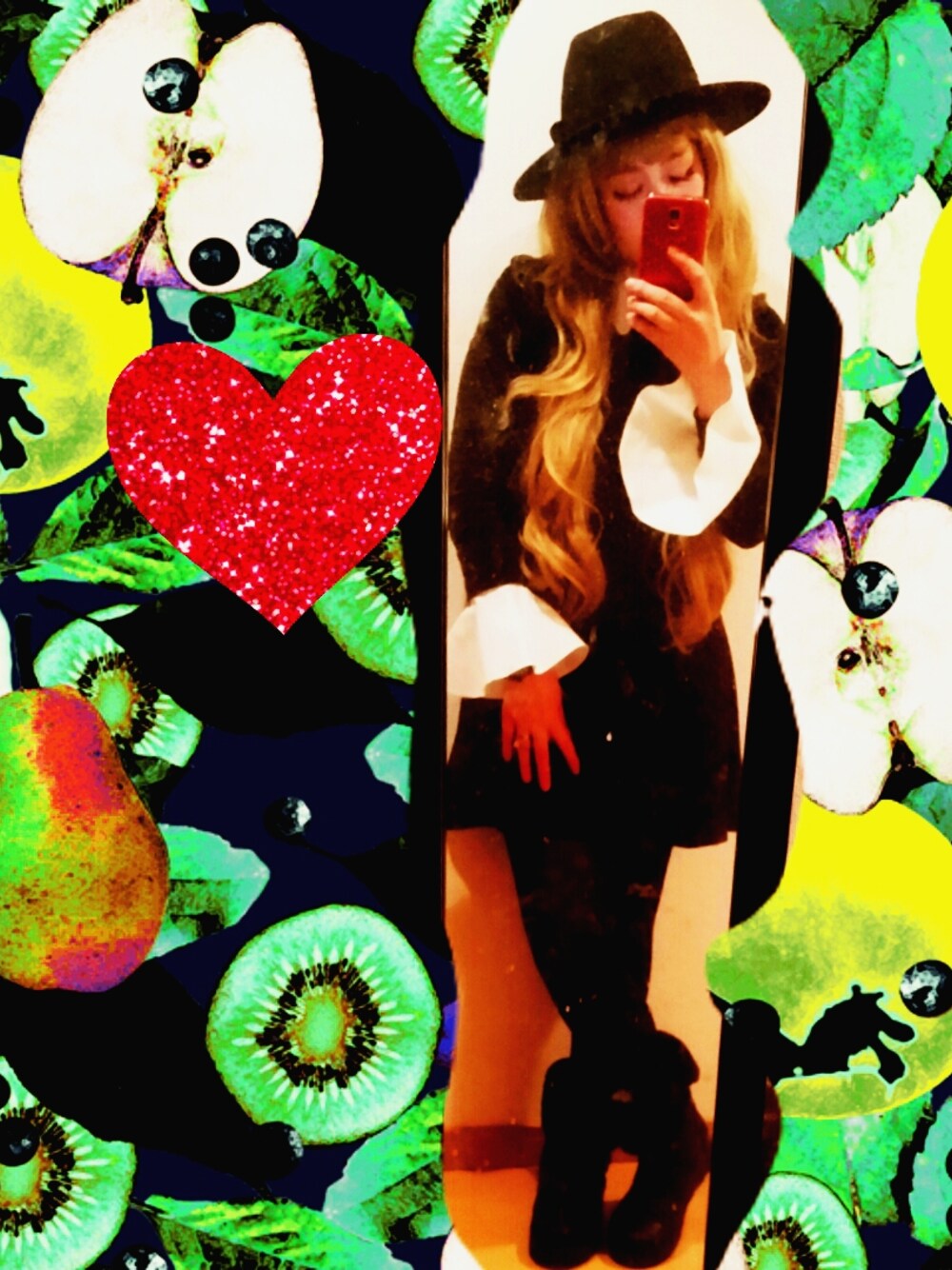 「g.v.g.v.」｜「G.V.G.V.のVELOUR DRESS (DETACHABLE COLLAR&CUFF)（ワンピース/ドレス、ブラック系）」を使った、Mana☆★さん（レディース・155cm）の冬コーディネートの1枚目の写真