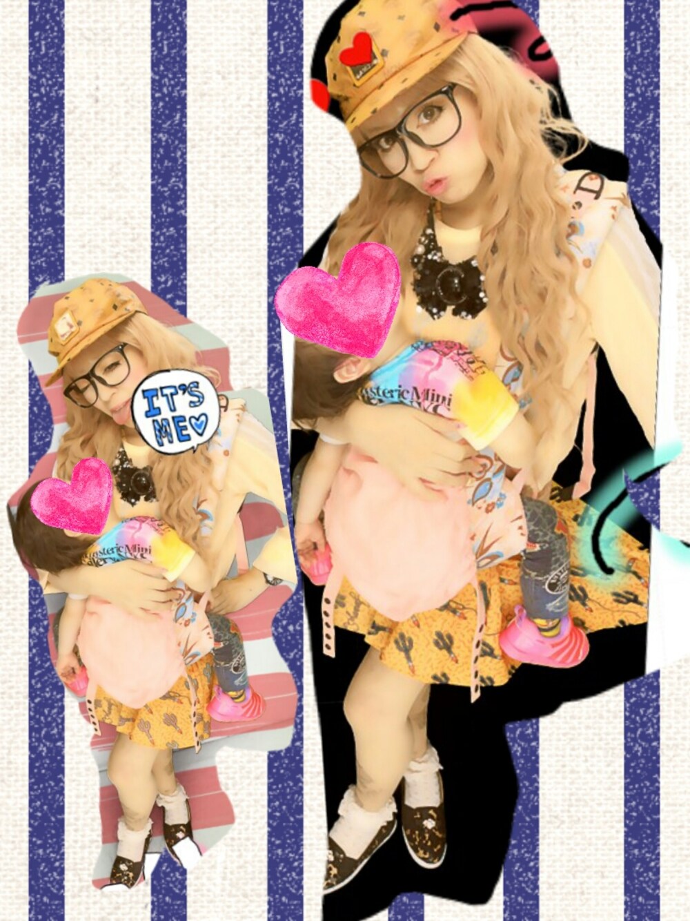 「JEREMY SCOTT、ジェレミースコット、MCM」｜「JEREMY SCOTTのアイテム（その他パンツ、オレンジ系）」を使った、Mana☆★さん（メンズ・160cm）の冬コーディネートの1枚目の写真