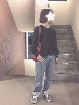 「RANAN（ラナン）のアイテム（バッグ）」を使った、たかちんさん（レディース・150cm）の秋コーディネート