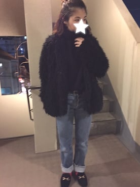 「abcdevol（エービーシーディーイーボル）のアイテム（ローファー）」を使った、たかちんさん（レディース・150cm）の秋コーディネート
