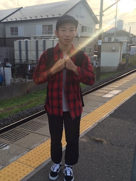 「フラグスタフ」｜Kさん（メンズ・160cm）の秋コーディネート