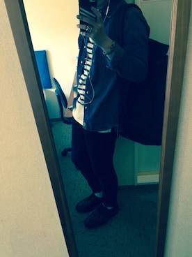 「アイテム（バックパック/リュック）」を使った、27さん（メンズ・167cm）の春コーディネート