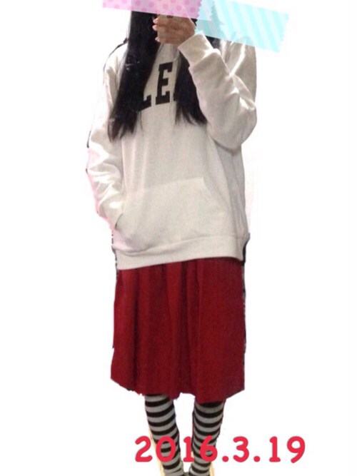 りぃ 篠原涼子さんlove Wegoのパーカーを使ったコーディネート Wear