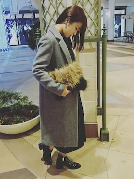 「MINIMUM（ミニマム）のアイテム（パンツ）」を使った、Asukaさん（レディース・160cm）の秋コーディネート