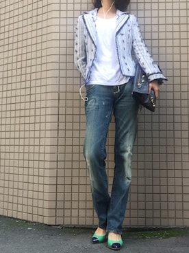 「DUAL VIEW（デュアルヴュー）のアイテム」を使った、よんよんさん（レディース・165cm）の秋コーディネート