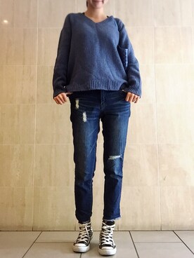 よんよんさん（レディース・165cm）の秋コーディネート