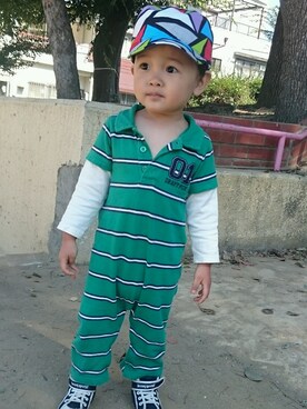 Yuki  Tashiroさん（キッズ・90cm）の秋コーディネート