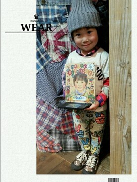 Misaoさん（キッズ・100cm）の秋コーディネート