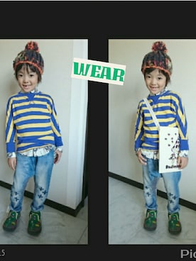 Misaoさん（キッズ・123cm）の秋コーディネート