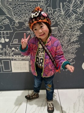 Misaoさん（キッズ・100cm）の冬コーディネート