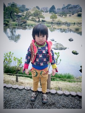 Misaoさん（キッズ・100cm）の冬コーディネート