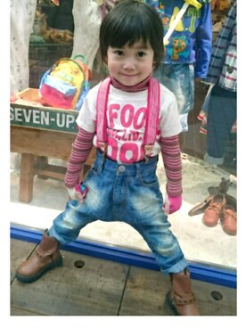 Misaoさん（キッズ・100cm）の冬コーディネート