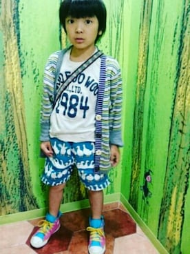 Misaoさん(キッズ・127cm)の夏コーディネート