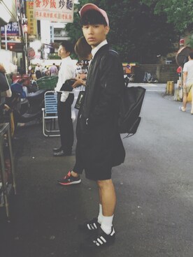 「HYPE（ハイプ）のアイテム（帽子）」を使った、mr__corn_さん（メンズ・173cm）の秋コーディネート