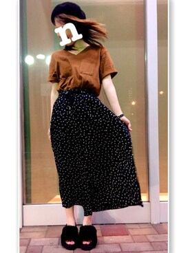 nunさん（レディース・158cm）の秋コーディネート