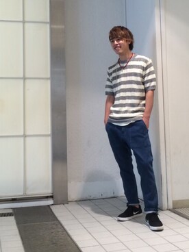 YANAKAさん（メンズ・168cm）の夏コーディネート