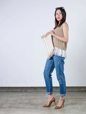 「チュール」｜1to10Peopleさん（レディース・157cm）の夏コーディネート