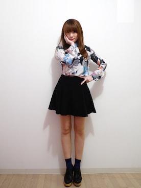 「rag & bone（ラグアンドボーン）のアイテム（スカート）」を使った、naoさん（レディース・165cm）の秋コーディネート