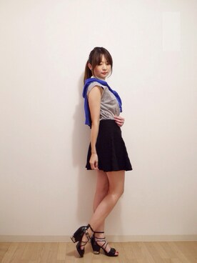 「rag & bone（ラグアンドボーン）のアイテム（スカート）」を使った、naoさん（レディース・165cm）の夏コーディネート
