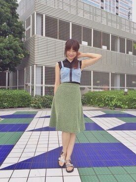 naoさん（レディース・165cm）の夏コーディネート