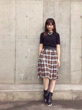 「JOOMI LIM（ジューミリム）のアイテム」を使った、naoさん（レディース・165cm）の秋コーディネート