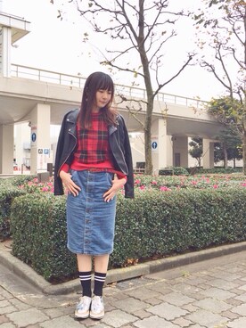 naoさん（レディース・165cm）の冬コーディネート