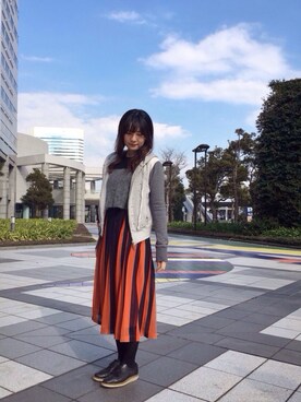 naoさん（レディース・165cm）の冬コーディネート