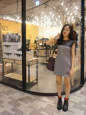 「seethrough」｜ATTENTION PLEATSさん（レディース・159cm）の秋コーディネート