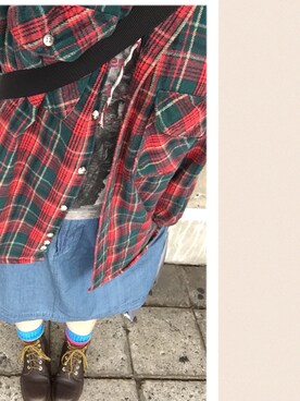 「CHUP（チュプ）のアイテム」を使った、おにぎりさん（レディース・160cm）の秋コーディネート